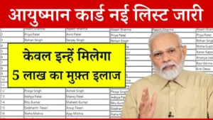 Ayushman Card New List 2024