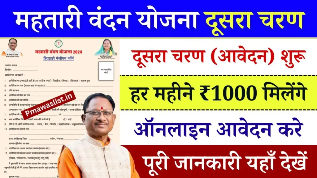 Mahtari Vandana Yojana 2nd Round Apply From