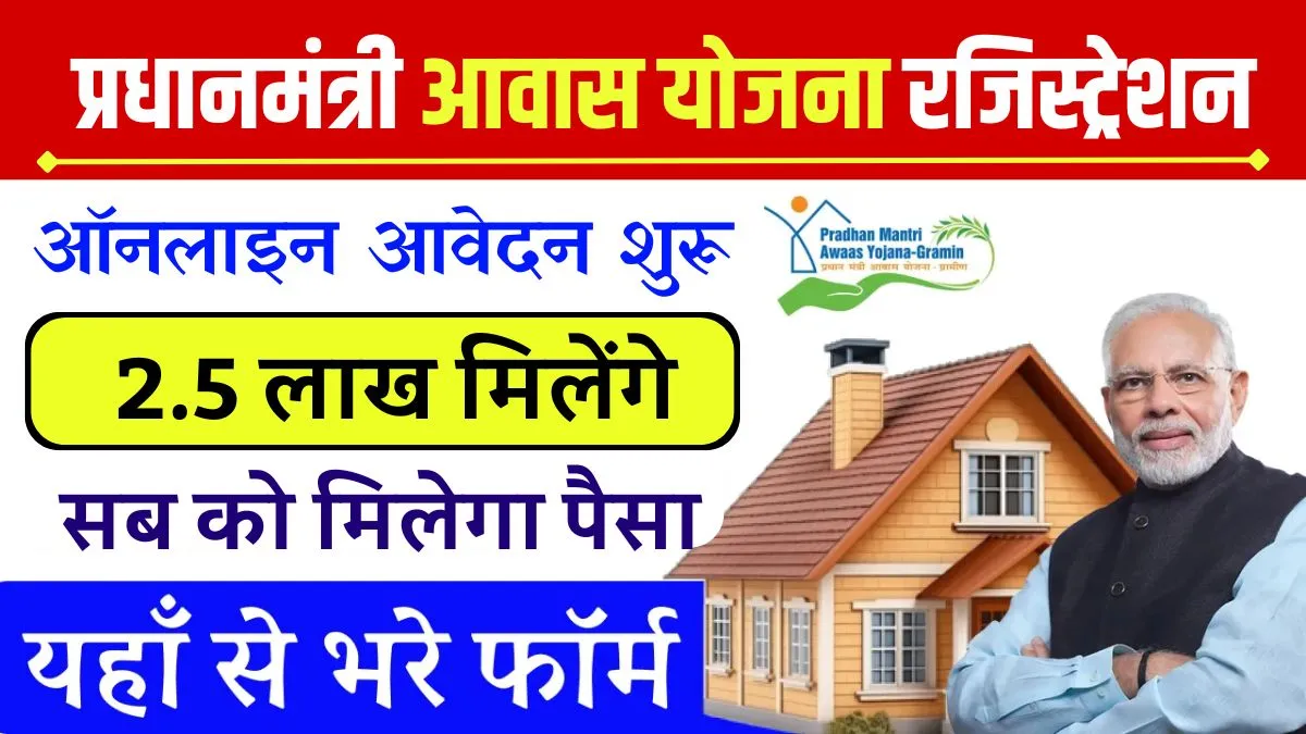 PM Awas Yojana Online Registration