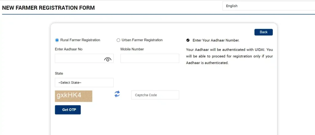 pmkisan.gov.in Registration