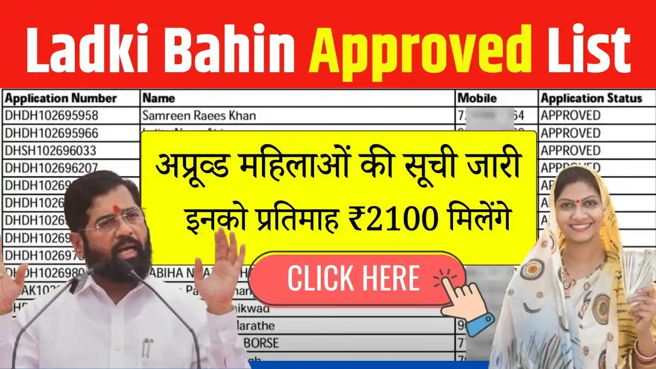 Ladki Bahin Yojana Approved List