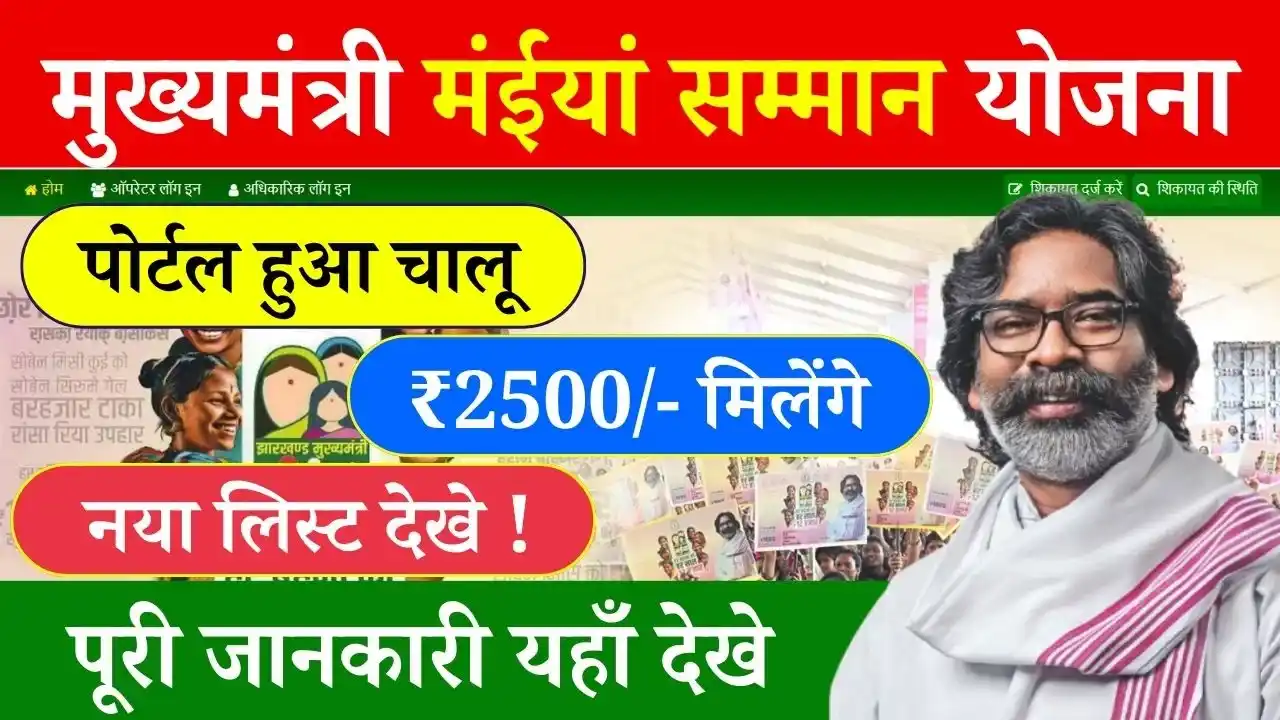 Maiya Samman Yojana 2500 New List