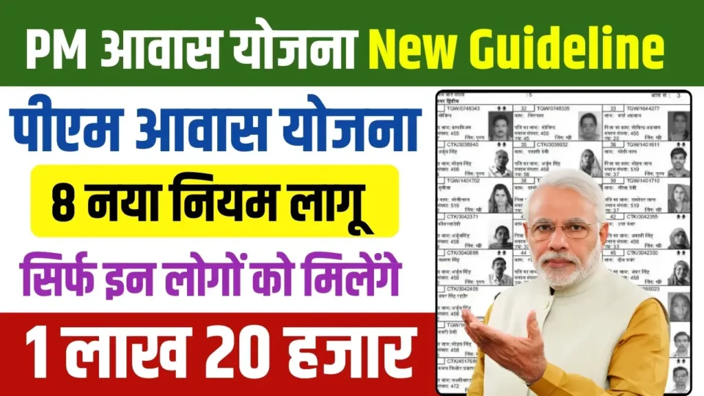 PM Awas Yojana New Guideline