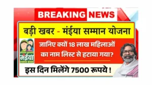 Maiya Samman Yojana Beneficiary Name Removed
