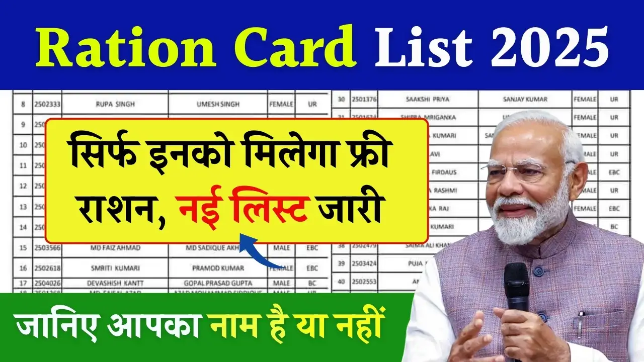 Ration Card List 2025