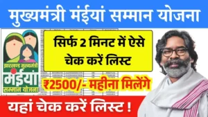 Maiya Samman Yojana List Check Kaise Kare