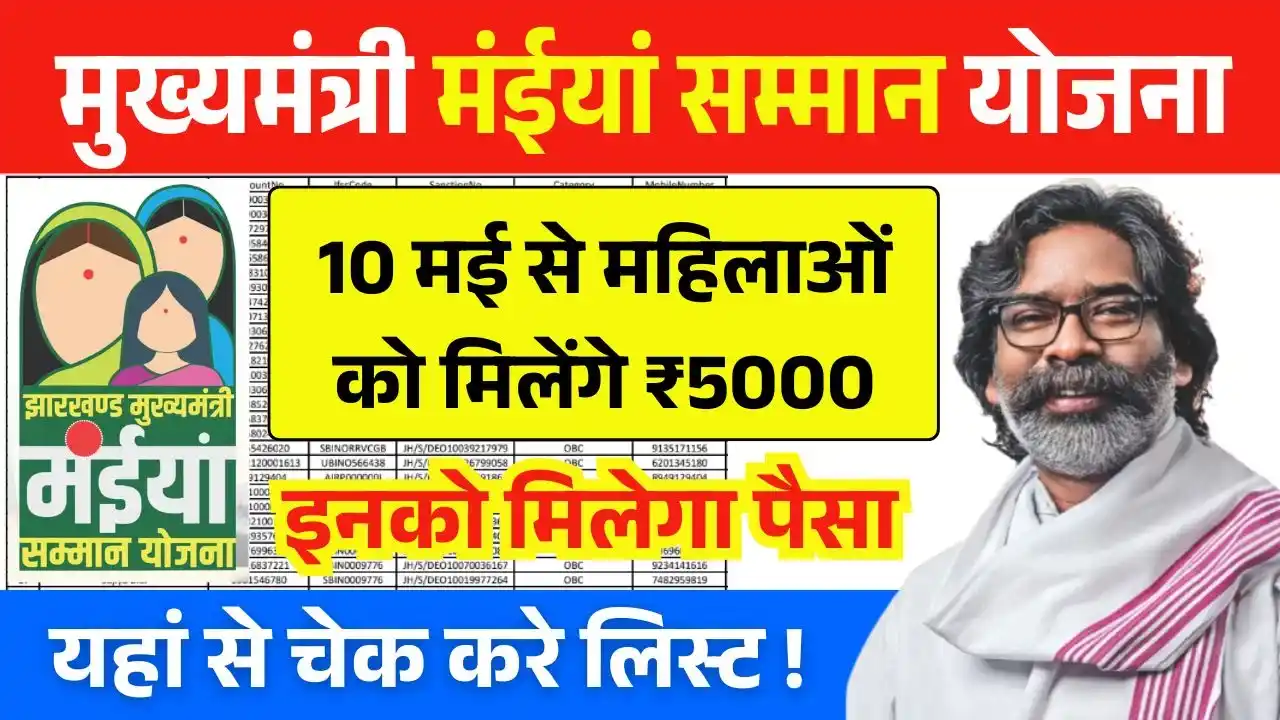 Maiya Samman Yojana Rs5000 List