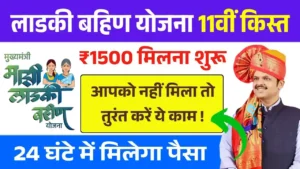 Ladki Bahin Yojana 11th Installment Not Received