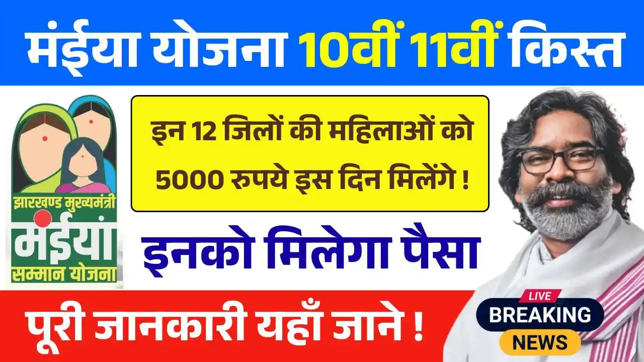 Maiya Samman Yojana 10th 11th Kist Breaking News