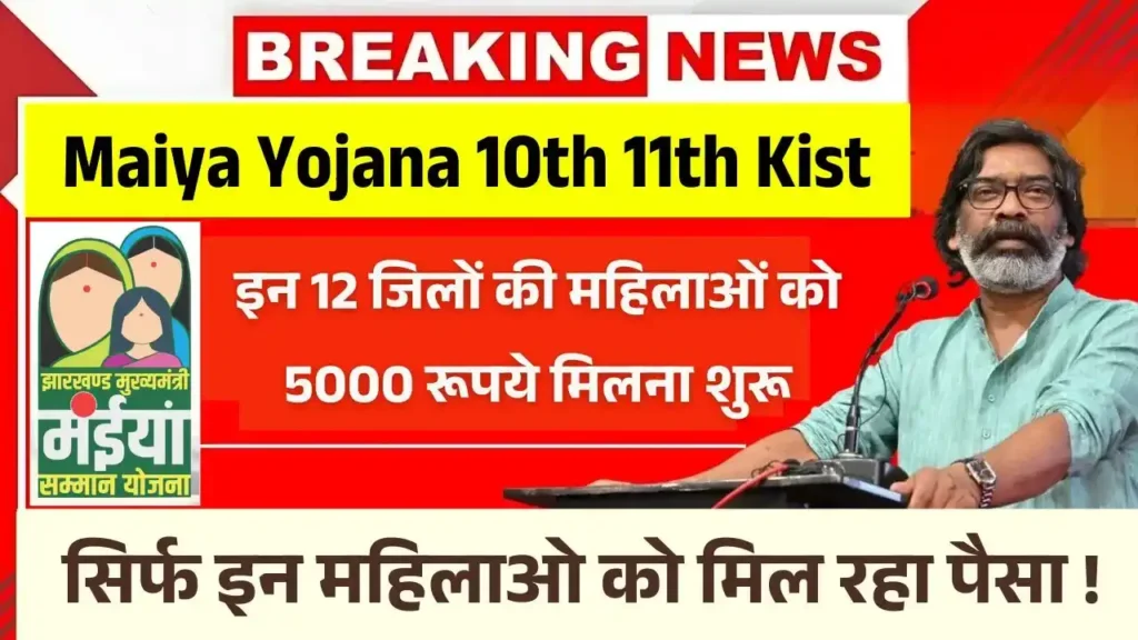 Maiya Samman Yojana 10th 11th Kist Payment Out Today