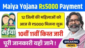 Maiya Samman Yojana Rs5000 Payment Update